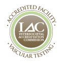 Accredited facility by the intersocietal accreditation commision for vascular testing