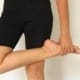 Stretching foot and leg