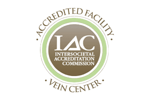 Accredited facility by the intersocietal accreditation commission as a vein center