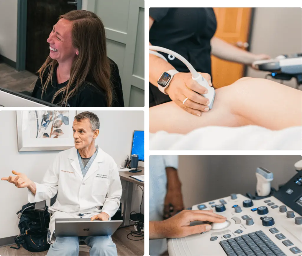 images of workers at gilvydis vein clinic